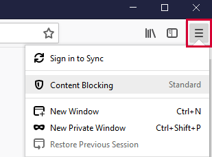 enabling cookies in Firefox web browser